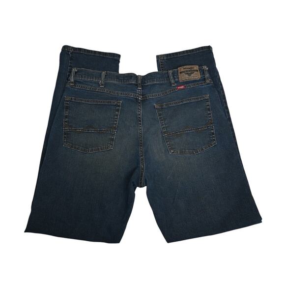 Wrangler Athletic Fit Jeans Mens 34x32 Dark Wash - Picture 5 of 11